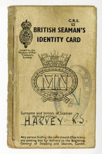 British Seaman's Identity Card