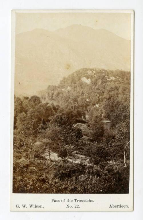 Carte de Visite of the Trossachs