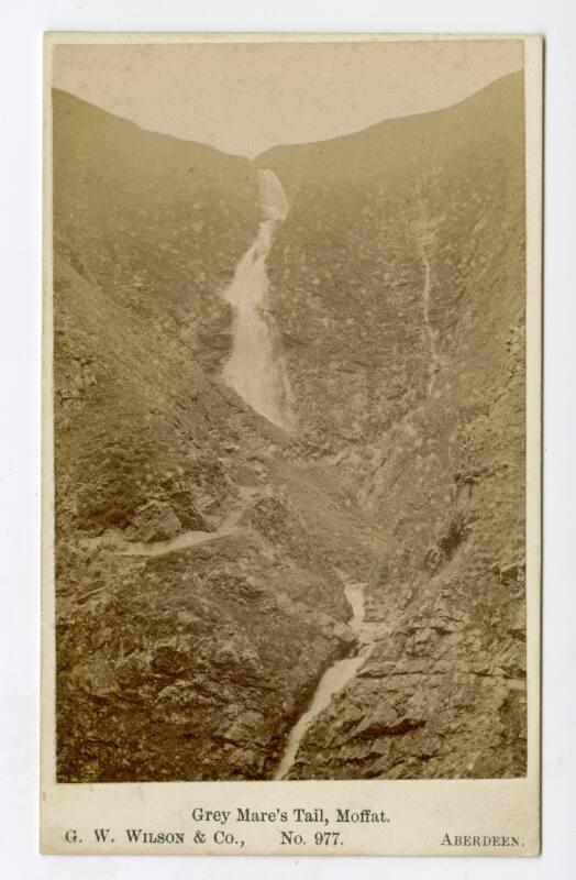 Carte de Visite of Grey Mare's Tail Moffat