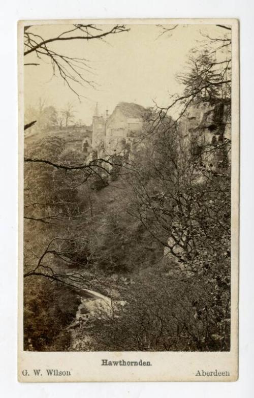 Carte de Visite of Hawthornden Castle