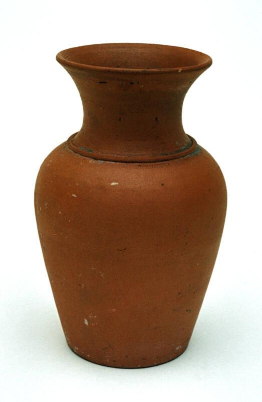 Plain Earthenware Vase by Clarke & Smith