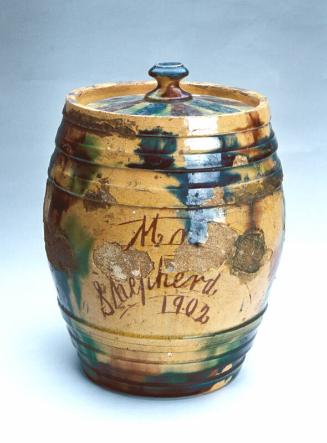 Storage Jar With Lid by John Gavin