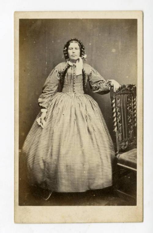 Carte de Visite of a Standing Woman