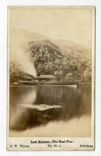 Carte de Visite of Loch Katrine- the Boat Pier