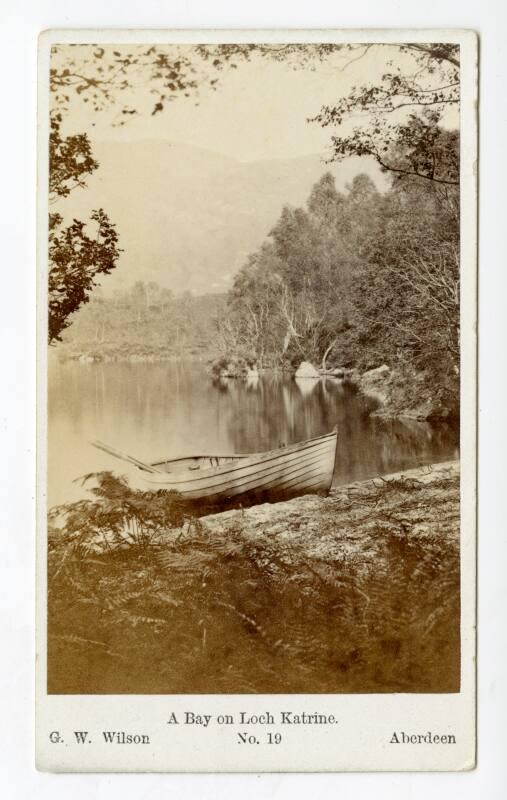 Carte de Visite of a Bay on Loch Katrine