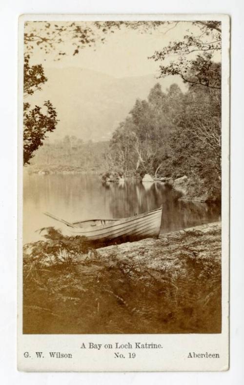 Carte de Visite of a Bay on Loch Katrine