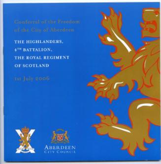 Conferral of the Freedom of the City of Aberdeen the Highlanders, 4th Battalion, the Royal Regiment of Scotland