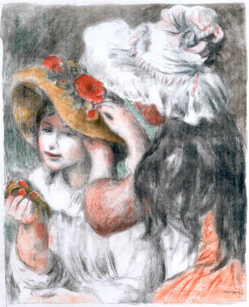 Le Chapeau Epingle by Pierre Auguste Renoir