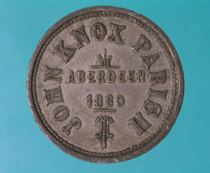 Church Communion Token (Aberdeen, John Knox Parish)