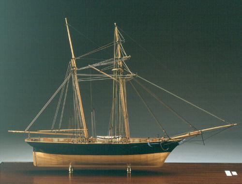 Model of First Aberdeen Clipper, The Schooner Scottish Maid