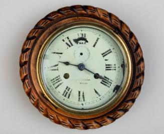 Wooden Clock, As Used Aboard Aberdeen Steam Trawlers