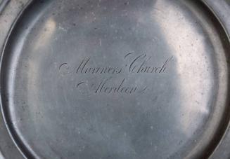 Offertory plate from the Mariners' Church Aberdeen