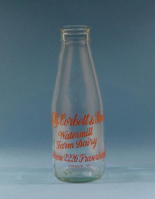 One Pint Milk Bottle