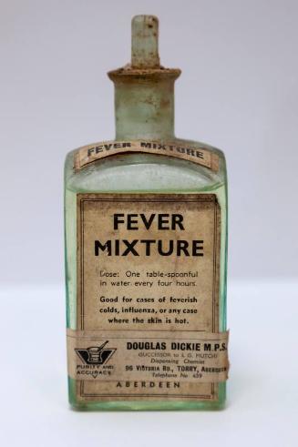 Fever Mixture from a Ship's Medicine Chest, From An Aberdeen Trawler Wrecked On Hoy