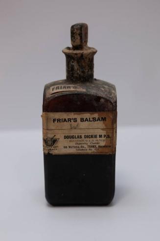 Friar's Balsam from Ship's Medicine Chest, From An Aberdeen Trawler Wrecked On Hoy
