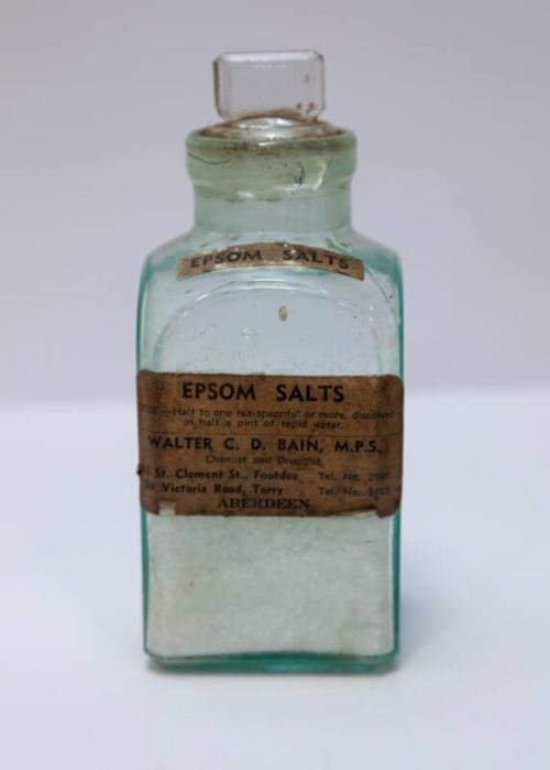Epsom Salts from a Ship's Medicine Chest, From An Aberdeen Trawler Wrecked On Hoy