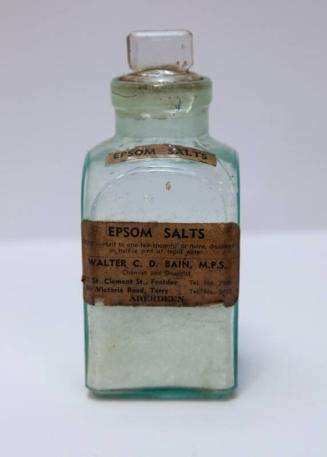 Epsom Salts from a Ship's Medicine Chest, From An Aberdeen Trawler Wrecked On Hoy
