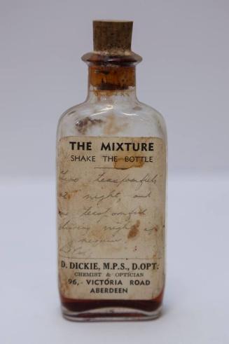 The Mixture from a Ship's Medicine Chest, From An Aberdeen Trawler Wrecked On Hoy