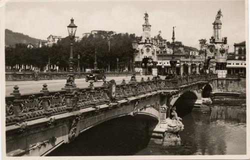 San Sebastian - View of bridge over a river 