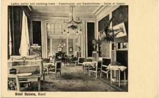 Basel - Ladies parlor and smoking room at Hotel Univers 