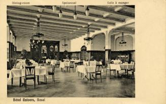 Basel - Dining room at Hotel Univers 