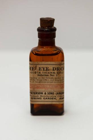 Eye Drops from a Ship's Medicine Chest, From An Aberdeen Trawler Wrecked On Hoy