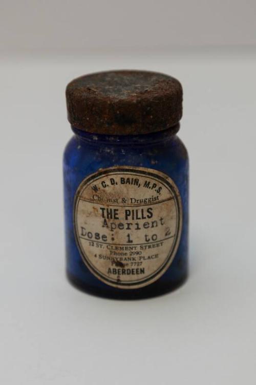 The Pills Aperient from a Ship's Medicine Chest, From An Aberdeen Trawler Wrecked On Hoy