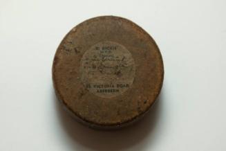 Tub of The Ointment from a Ship's Medicine Chest, From An Aberdeen Trawler Wrecked On Hoy