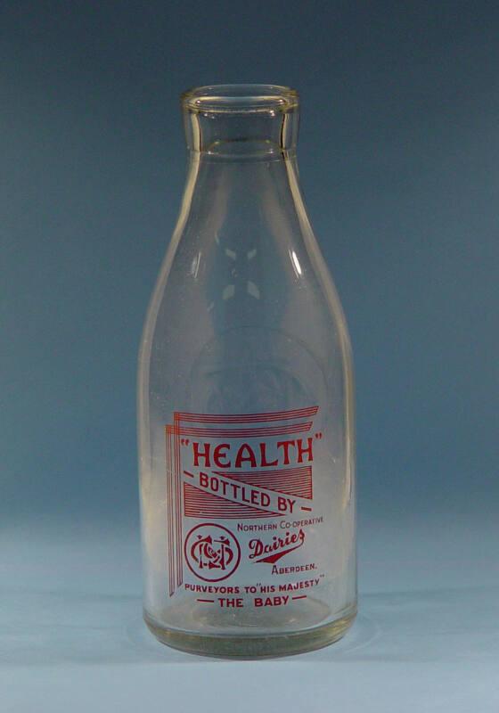Quart "The Baby" Milk Bottle