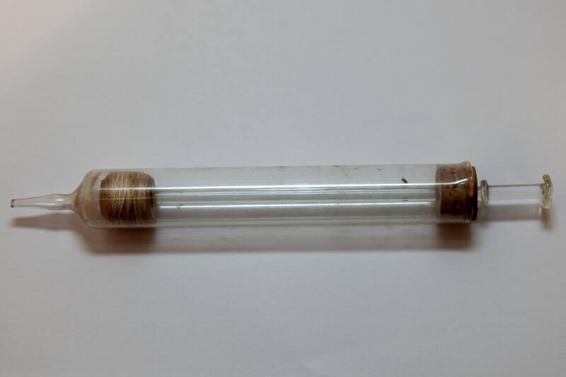 Syringe from Ship's Medicine Chest, from an Aberdeen Trawler wrecked on Hoy