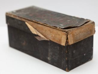 The Hitsitoph box from Ship's Medicine Chest, from an Aberdeen Trawler wrecked on Hoy