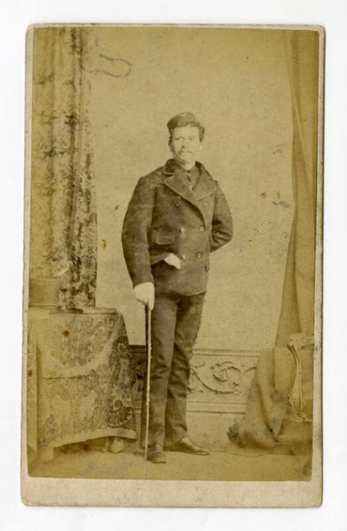 Young Man in Occupational Uniform