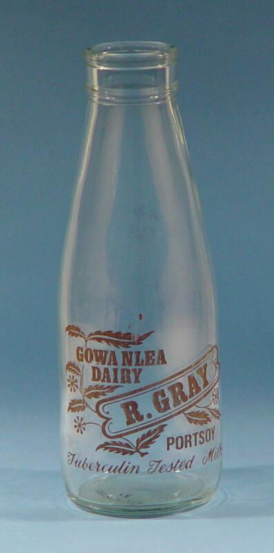 One Pint Milk Bottle  