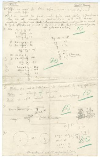 Handwritten Answer Paper