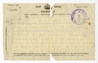 Congratulations to Harvey Second Engineer appointed Member of Order of British Empire