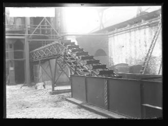 Glass Photographic Negative Aberdeen Gas Works Coke Yard With Coke Lift Left