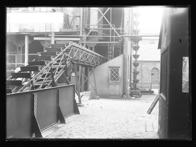 Glass Photographic Negative Aberdeen Gas Works Coke Lift