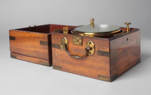 Lid for box for Duthie Family Chronometer