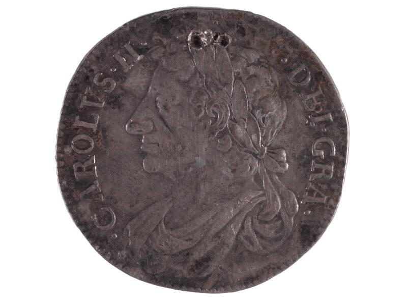 Quarter-dollar or Merk (Charles II)