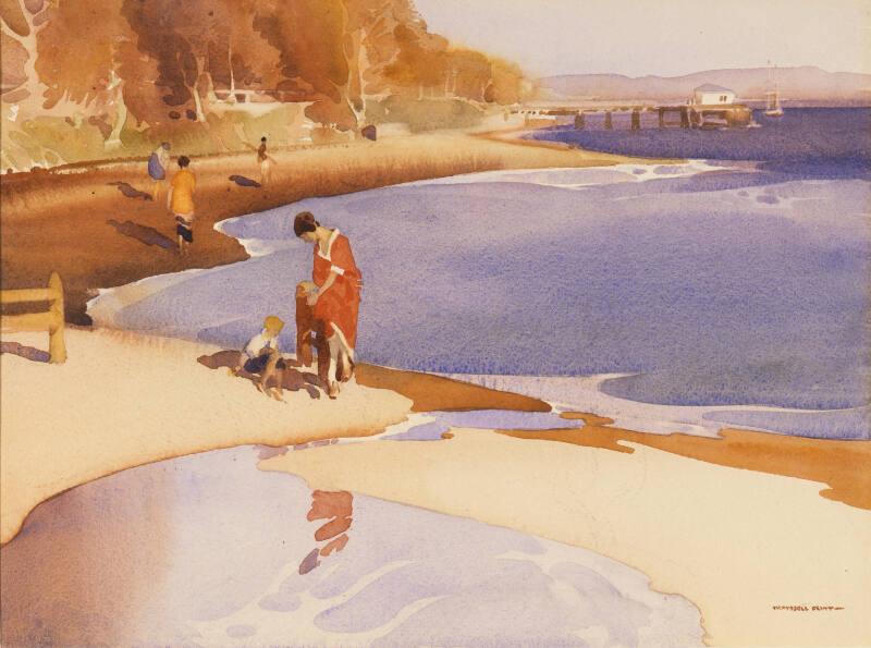 Blue Bays by Sir William Russell Flint