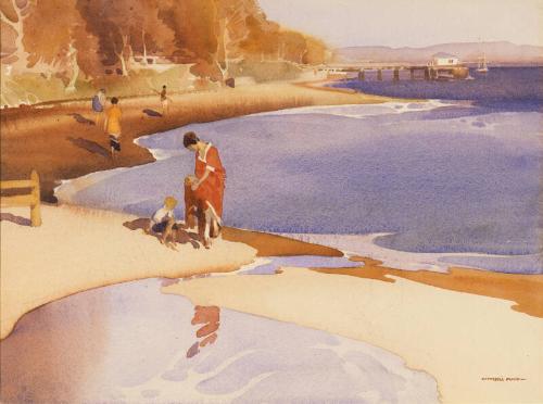 Blue Bays by Sir William Russell Flint