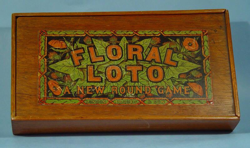 Floral Loto, Board Game by Jaques & Son