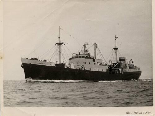 black and white photograph of 'caledonian coast'