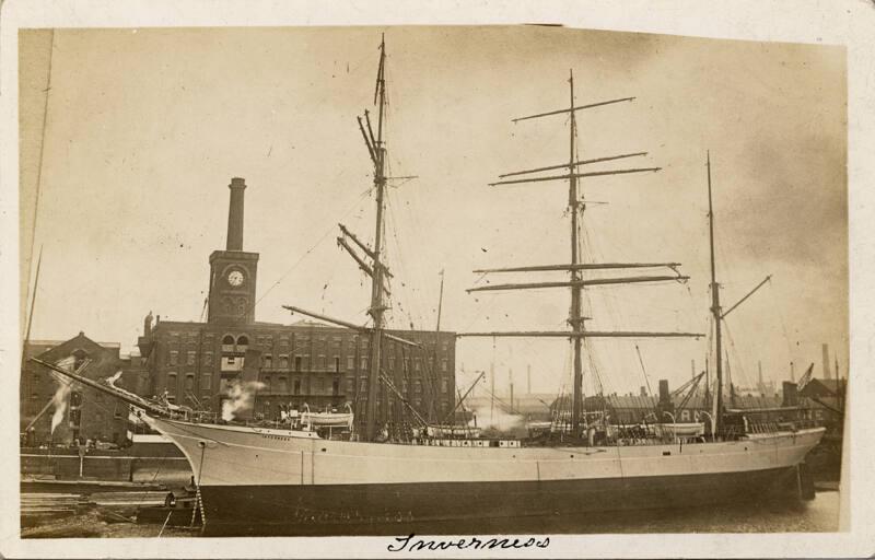 b/w postcard of 'inverness'