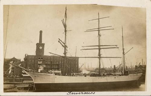 b/w postcard of 'inverness'