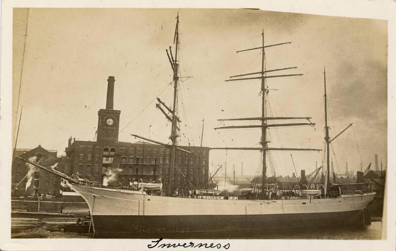 b/w postcard of 'inverness'