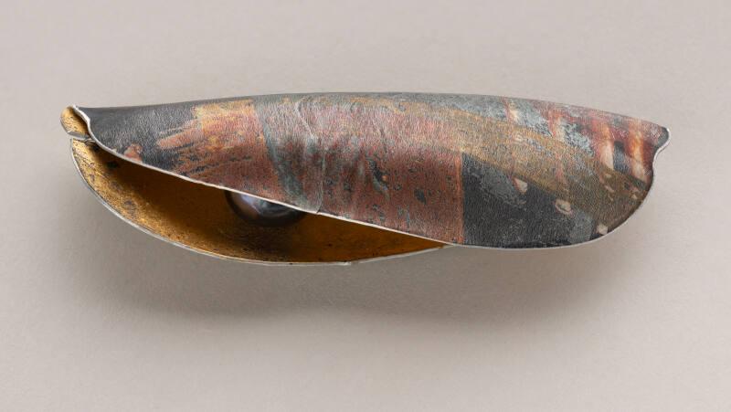 Anodised Aluminium Brooch