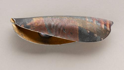 Anodised Aluminium Brooch