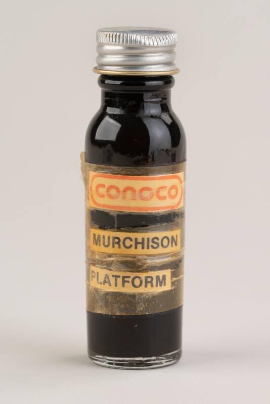 "Murchison" Oil Sample Bottle