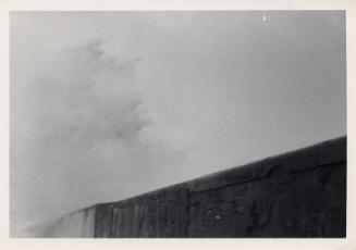 Photograph Showing The South Breakwater In Stormy Conditions